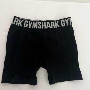 Gymshark Black and White Branded Compression Shorts